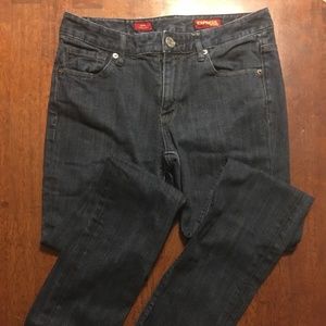 WOMENS' EXPRESS BLUE JEANS, SIZE 4R